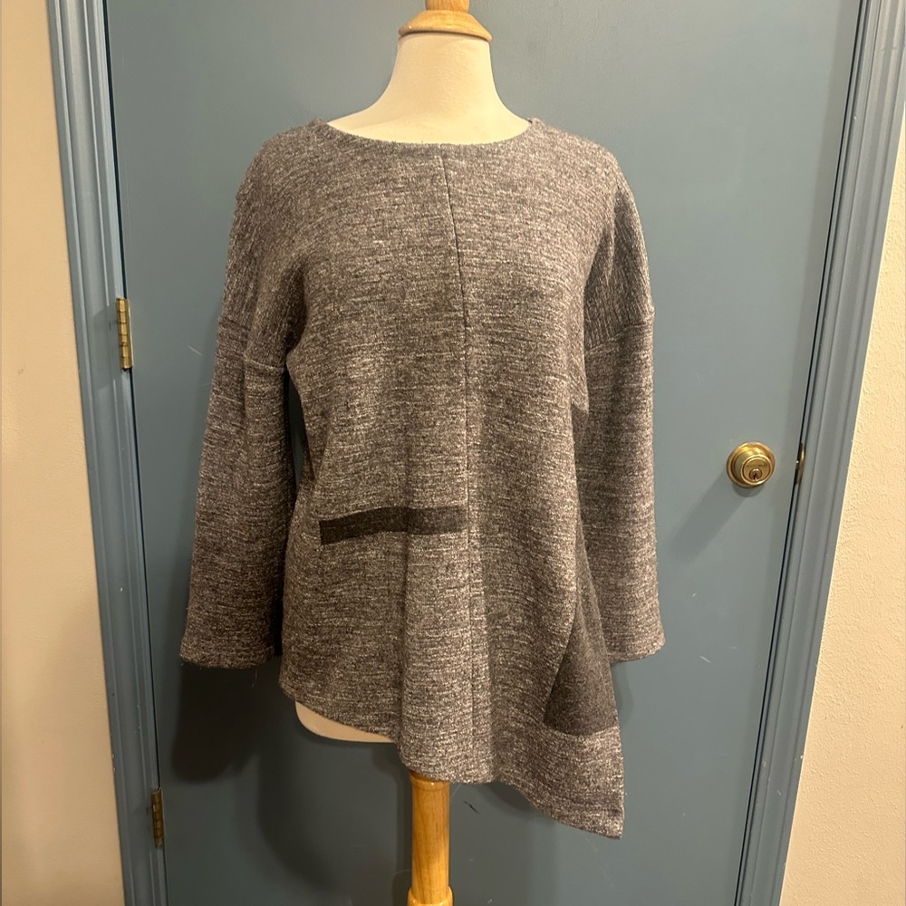 Mila Hermanovski Unsymmetrical Color-Block Sweater